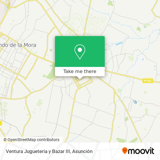 Mapa de Ventura Jugueteria y Bazar III