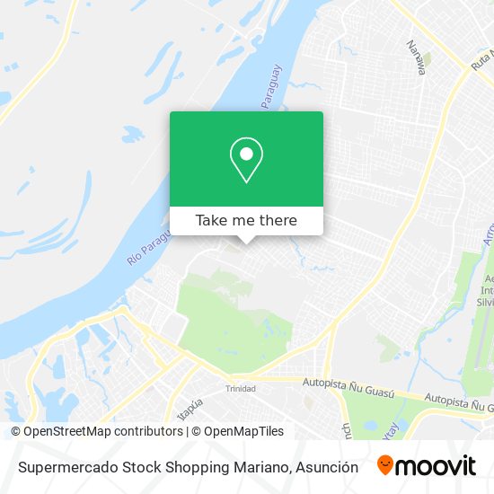 Mapa de Supermercado Stock Shopping Mariano