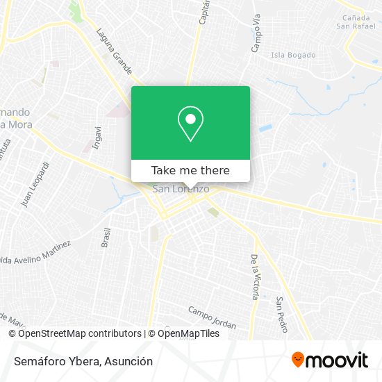 Semáforo Ybera map
