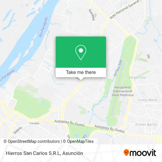 Hierros San Carlos S.R.L map