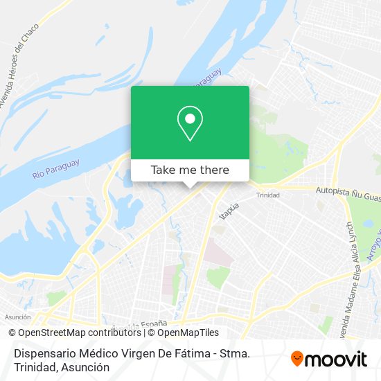 Mapa de Dispensario Médico Virgen De Fátima - Stma. Trinidad