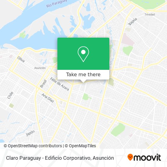Claro Paraguay - Edificio Corporativo map