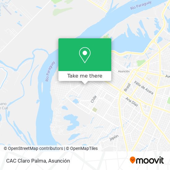 Mapa de CAC Claro Palma