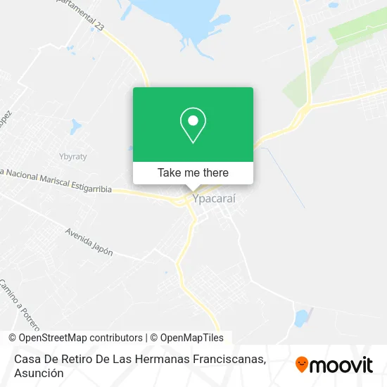 Casa De Retiro De Las Hermanas Franciscanas map