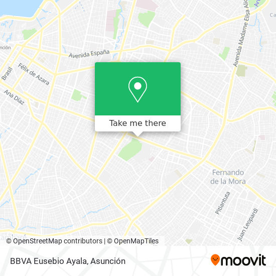 BBVA Eusebio Ayala map