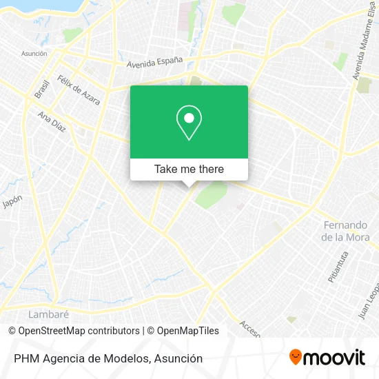PHM Agencia de Modelos map