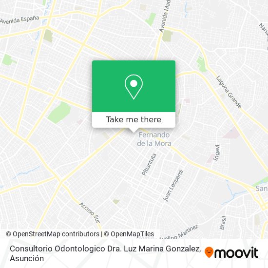 Consultorio Odontologico Dra. Luz Marina Gonzalez map