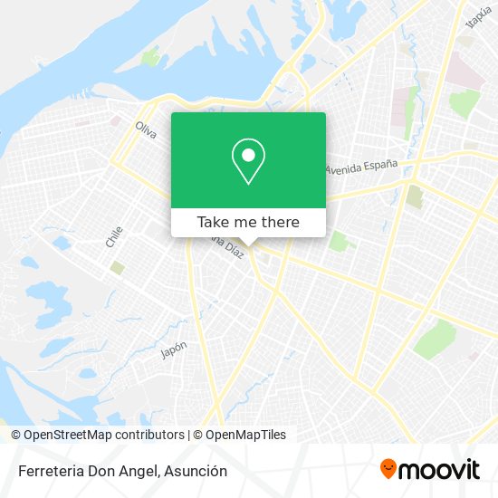 Mapa de Ferreteria Don Angel