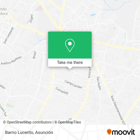 Barrio Lucerito map