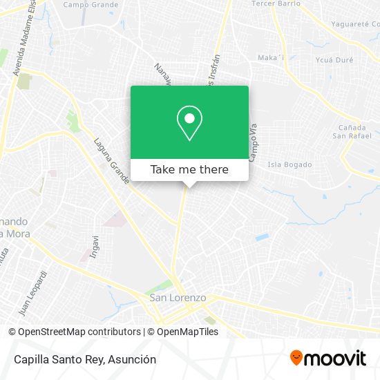 Mapa de Capilla Santo Rey