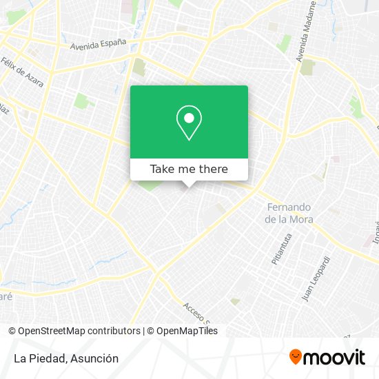 Mapa de La Piedad