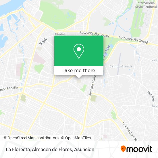 Mapa de La Floresta, Almacén de Flores