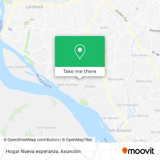 Hogar Nueva esperanza map