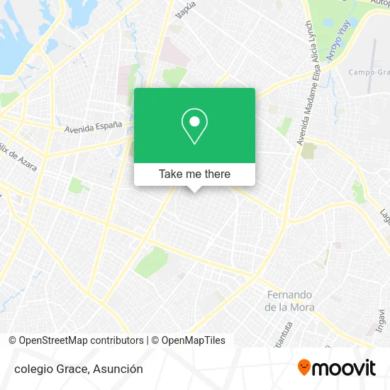 colegio Grace map