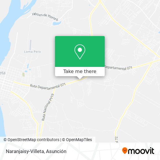 Naranjaisy-Villeta map