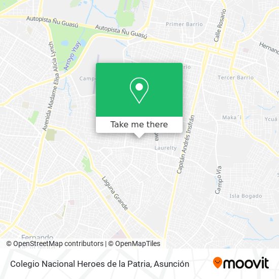 Colegio Nacional Heroes de la Patria map
