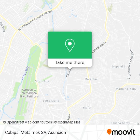 Cabipal Metalmek SA map