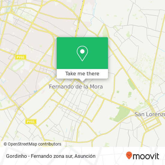 Gordinho - Fernando zona sur map