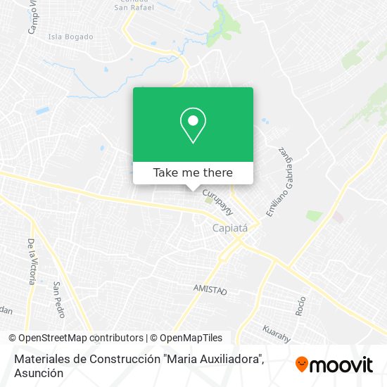 Mapa de Materiales de Construcción "Maria Auxiliadora"