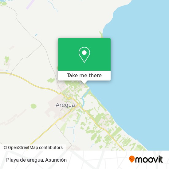 Mapa de Playa de aregua