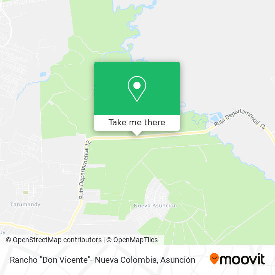 Mapa de Rancho "Don Vicente"- Nueva Colombia