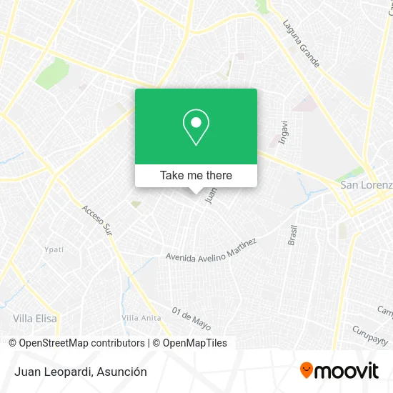 Juan Leopardi map