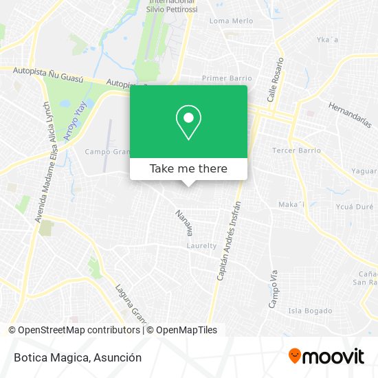Mapa de Botica Magica