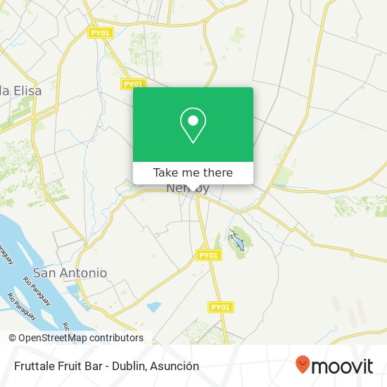 Fruttale Fruit Bar - Dublin map