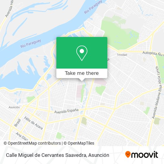 Calle Miguel de Cervantes Saavedra map