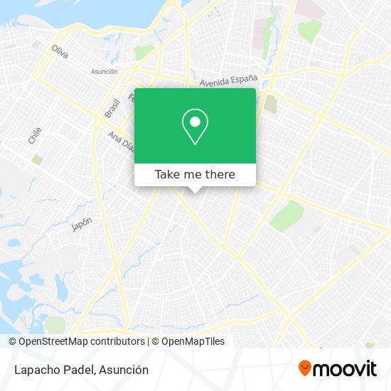 Lapacho Padel map