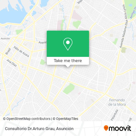 Mapa de Consultorio Dr.Arturo Grau