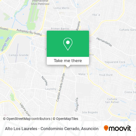 Mapa de Alto Los Laureles - Condominio Cerrado