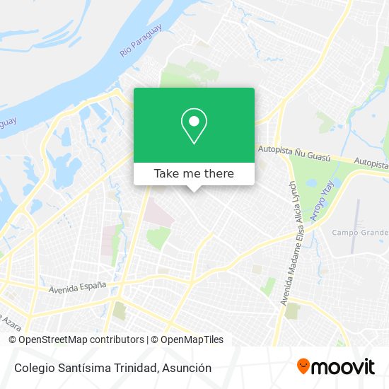 Colegio Santísima Trinidad map