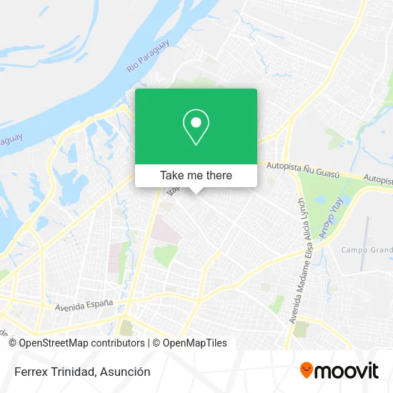 Ferrex Trinidad map