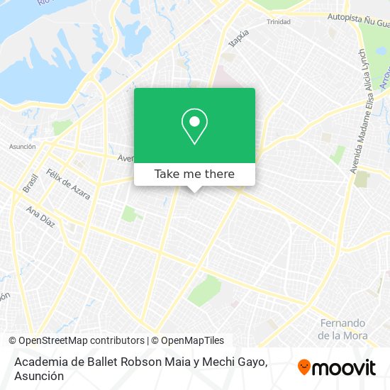 Academia de Ballet Robson Maia y Mechi Gayo map