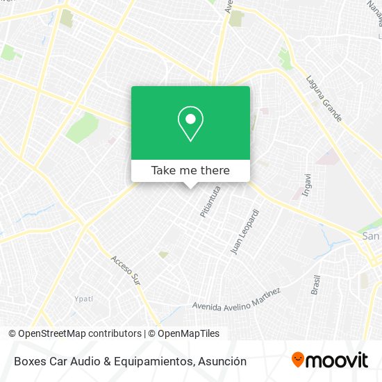 Boxes Car Audio &  Equipamientos map