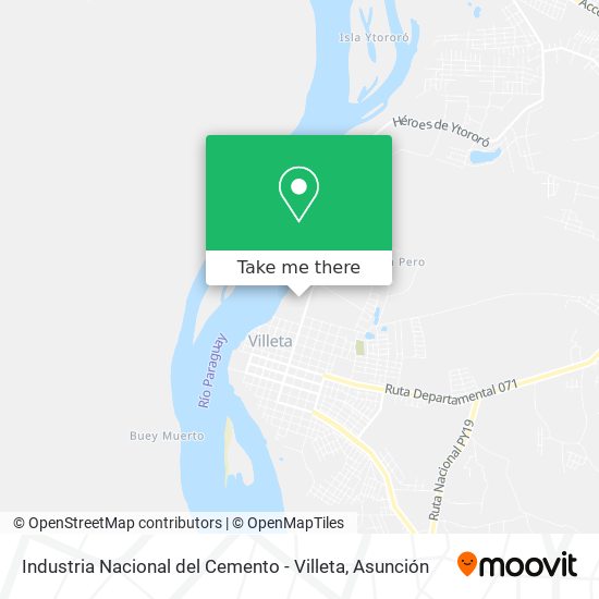 Industria Nacional del Cemento - Villeta map