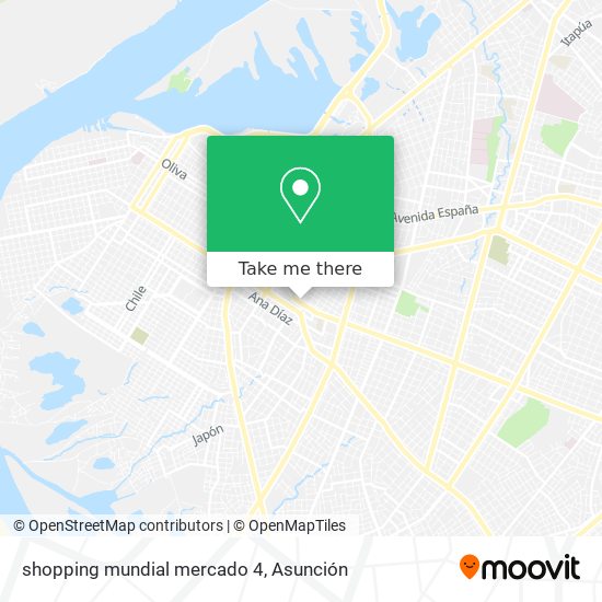 Mapa de shopping mundial mercado 4