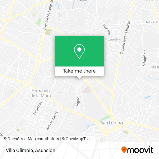 Mapa de Villa Olimpia