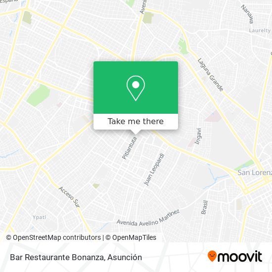 Bar Restaurante Bonanza map