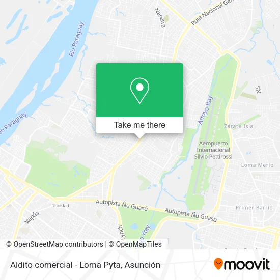 Aldito comercial - Loma Pyta map