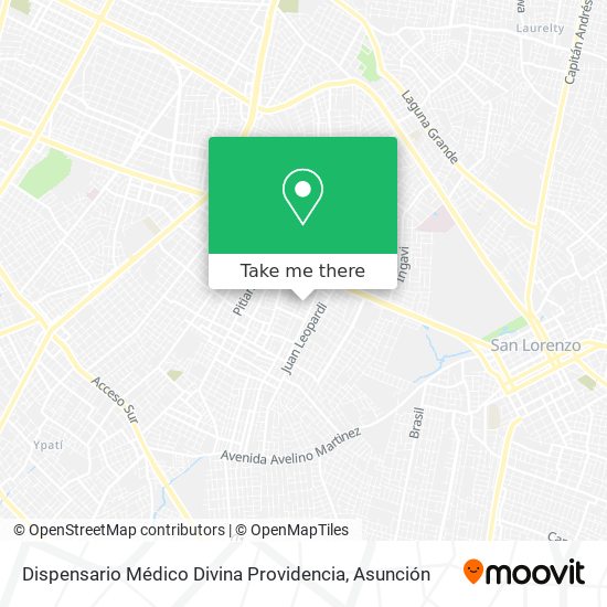 Dispensario Médico Divina Providencia map