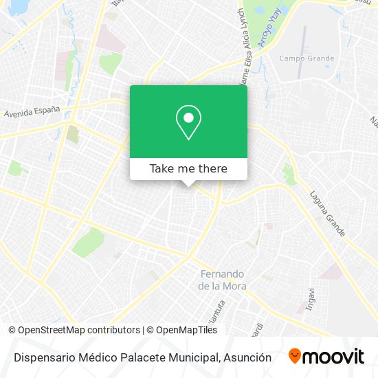 Dispensario Médico Palacete Municipal map