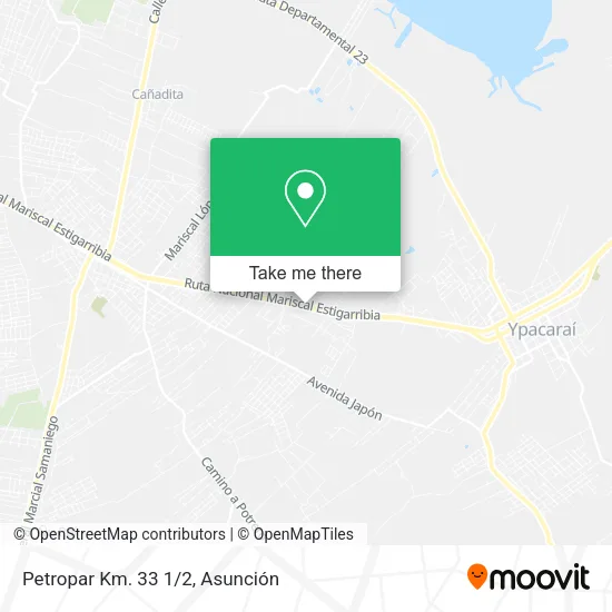 Petropar Km. 33 1/2 map
