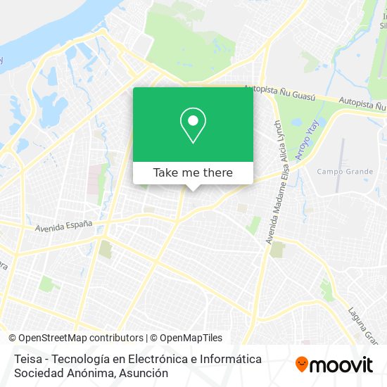 Mapa de Teisa - Tecnología en Electrónica e Informática Sociedad Anónima