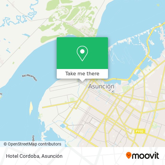 Hotel Cordoba map