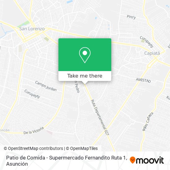 Patio de Comida - Supermercado Fernandito Ruta 1 map