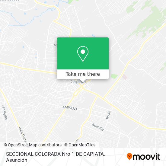 SECCIONAL COLORADA Nro 1 DE CAPIATA map