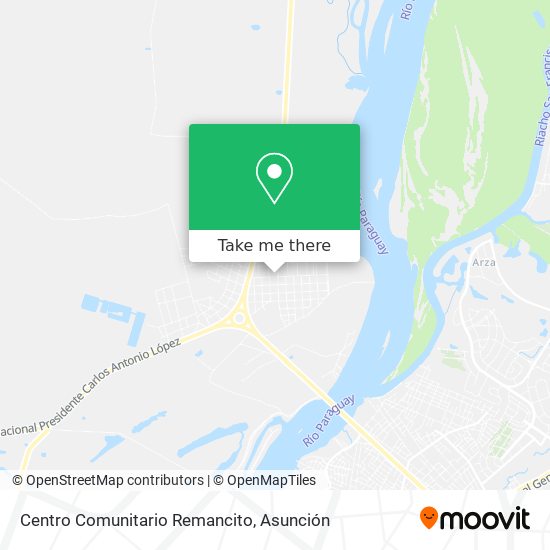 Mapa de Centro Comunitario Remancito
