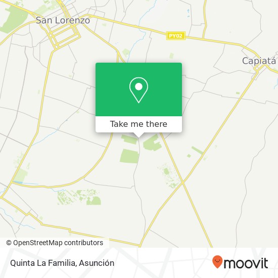 Quinta La Familia map